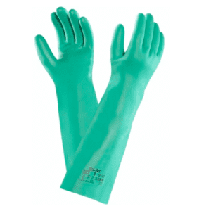 Guante De Nitrilo 18" Tipo Solvex