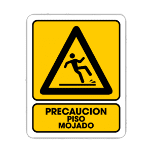 Letrero Piso Mojado