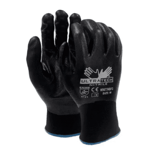 Guante Nylon Recubierto Total de Nitrilo.